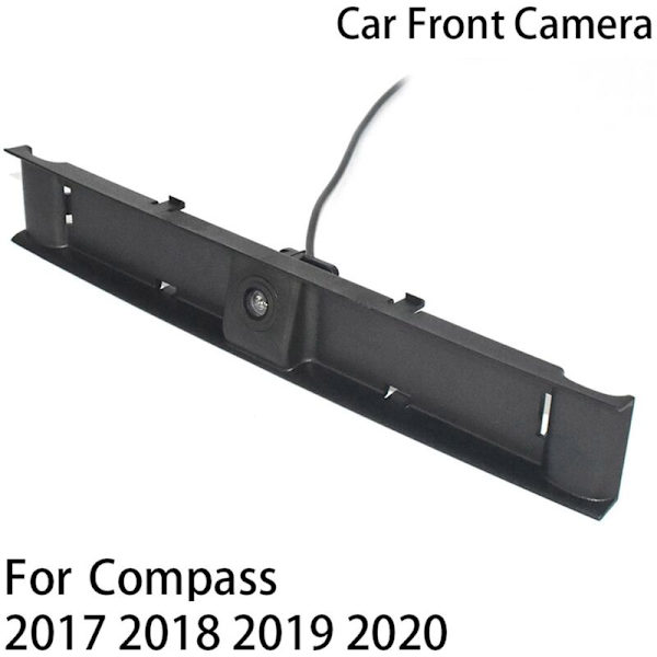 Kamera til bilens frontlogo med nattesyn, positiv vandtæt, egnet til Jeep Compass MP 552 2017-2020