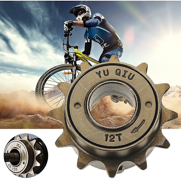 14T-tandad 18mm enstegs cykel frihjul svänghjul växel kugge stål cykeltillbehör