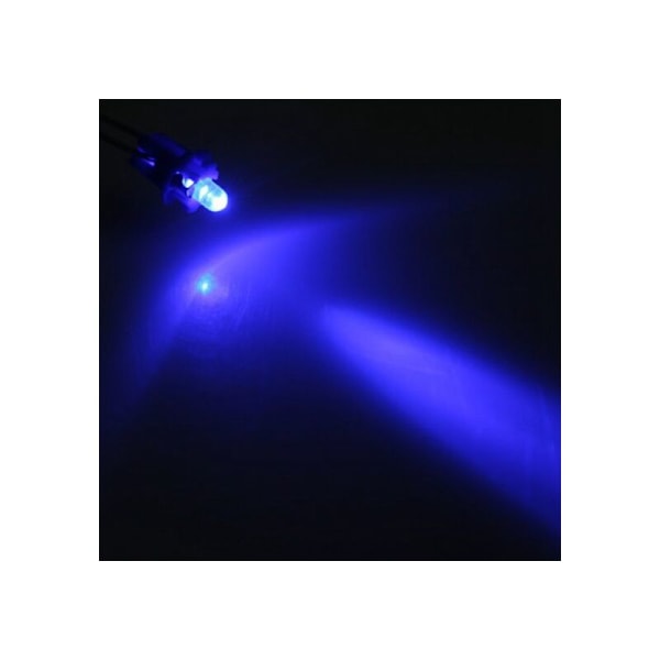 10x LED-instrumentpanelmätare B8-5D T5-lampa med BLÅ support TUNING bil