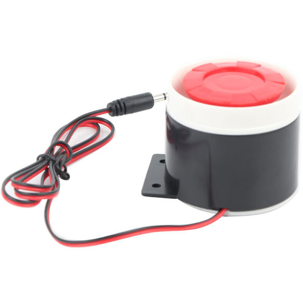 Mini-hälytyssarven johdoton 12V DC Kotivarmuus 110 dB äänihälytysjärjestelmä