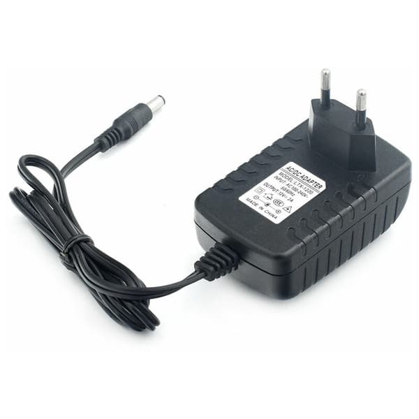 12V 2A strømadapter for LED-stripe lys med EU-standard