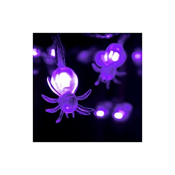 20 LED Spider Lys, Lyslenke Jule- og Halloweendekorasjon