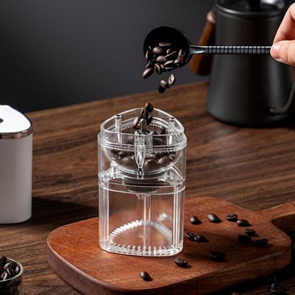 Bærbar elektrisk kaffekvern Mini kaffebønnekvern Avtakbar USB-lading Kaffebønnekvern Hvit