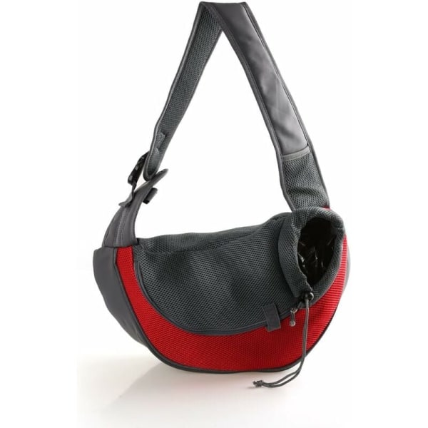 Oxford Pet Shoulder Bag (Red-Large)-