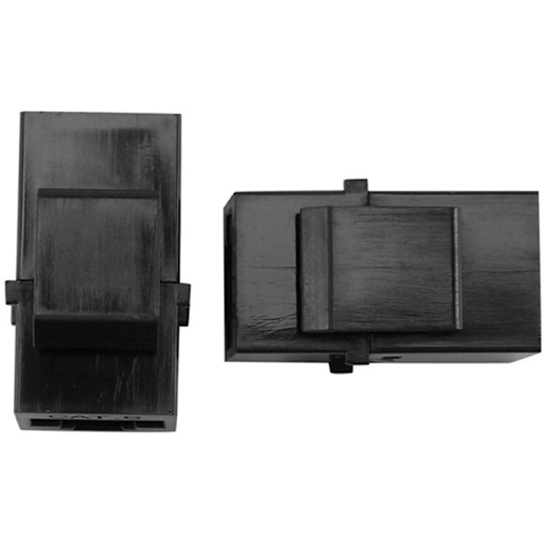 Cat6 RJ45-kontakt RJ45-forlengelseskobling Nettverk Ethernet LAN 6-koblingskontakter Utvid adapter (svart)