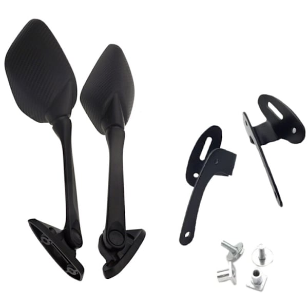 1 Set Motorcykel Modifierad Sidospegel Fäste för Pcx150 Pcx125 2018-2020 Fiber Mönster