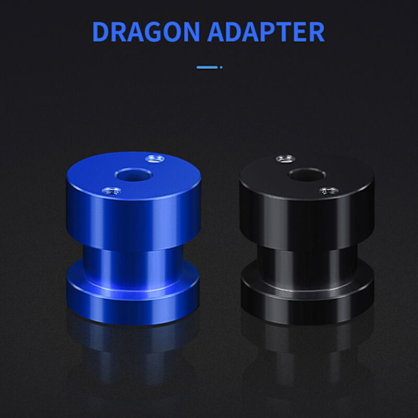 Dragon Hotend Adapter J- Extruder 3D-skrivardelar 1.75MM Connector Hotend Passform, Blå