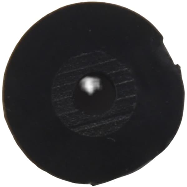 Sorte gummifødder til hjemmemøbler 13 mm x 7 mm 30 stk.