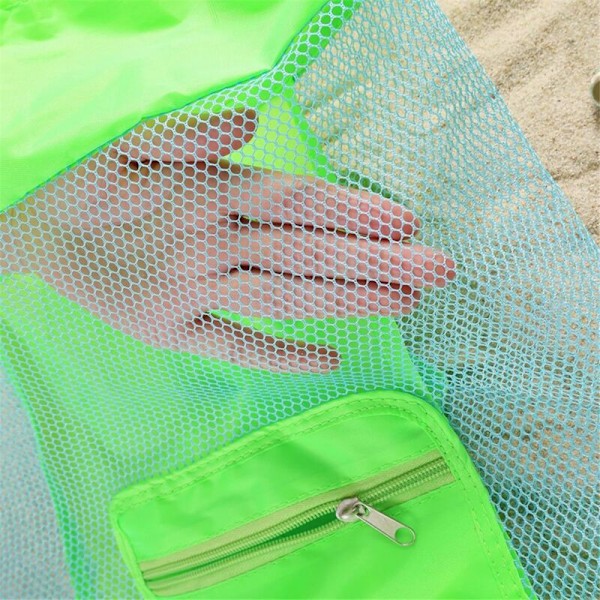2 stk. Store Strandtasker, Snorretræk Store Justerbare Dobbelt Skal Pool Opbevaringstaske
