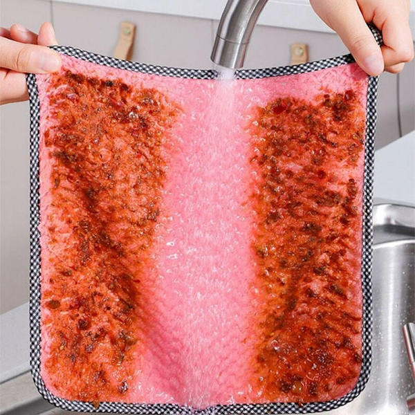 30 stk. køkkenklude i mikrofiber - bløde, superabsorberende, non-stick