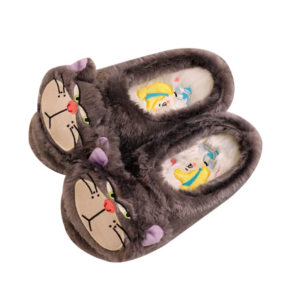 Sarjakuva kissakuvio kauniit kengät puuvillatossut pari talvisisäkoti luistamaton one size sopii kaikille