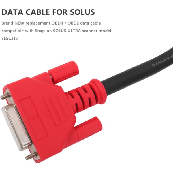 6FT EDGE EESC320 OBDII OBD2 datakabel kompatibel med DA-4 scanner til bil