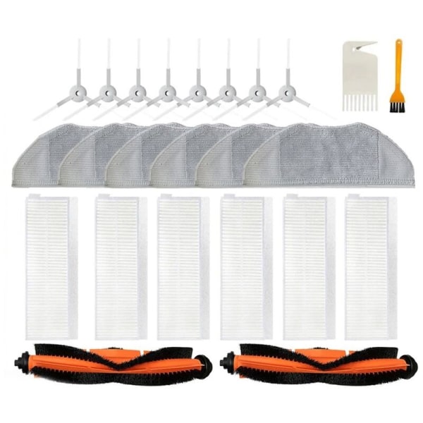 For G1 MJSTG1 SKV4136GL Mi Robot Vacuum Cleaner Mop Essential Rengjøring Reservedeler Hoved Sidebørste Hepa Filter Moppklut
