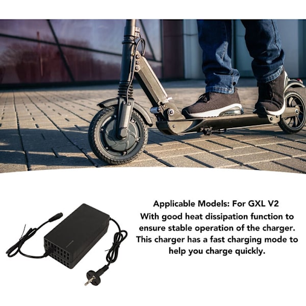 54.6v 2a Li-ION Batterilader Multi-stik til E-cykel Scooter e-cykel Båd Motorcykel Batterilader til GOTRAX GXL V2