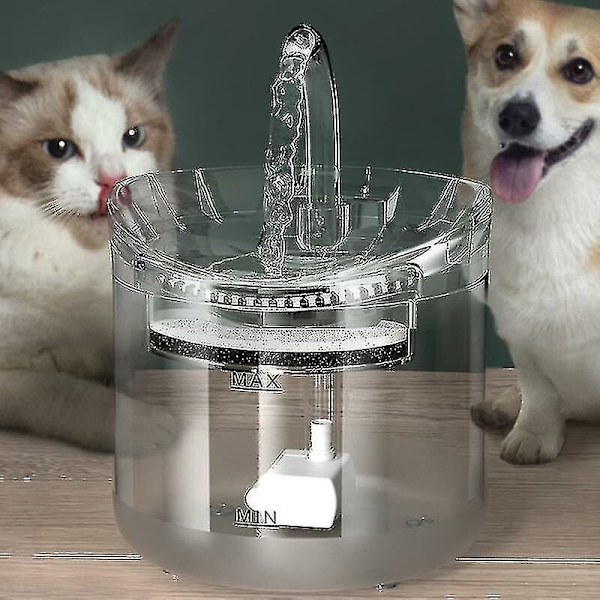 2L Automatisk Katte Drikkefontæne til Hvalp og Kat