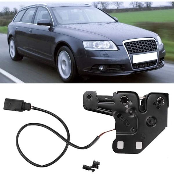 Billås Motorpanser Lås, Nedre Deksel Lås for A6L A6 S6 A4 S4 Delenummer: 4F0823509A