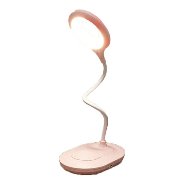Led skrivbordslampa tryck dimning ögonskydd student kontor sovsal laddning lärande barnrumslampa B