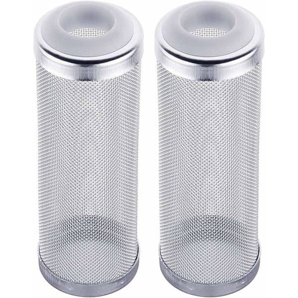 Akvarie eksternt filterfilterbeskyttelse akvariebeskyttende dæksel rustfrit stål filter akvariefilterbeskyttelsesnet 12mm 2 stk, Sunny