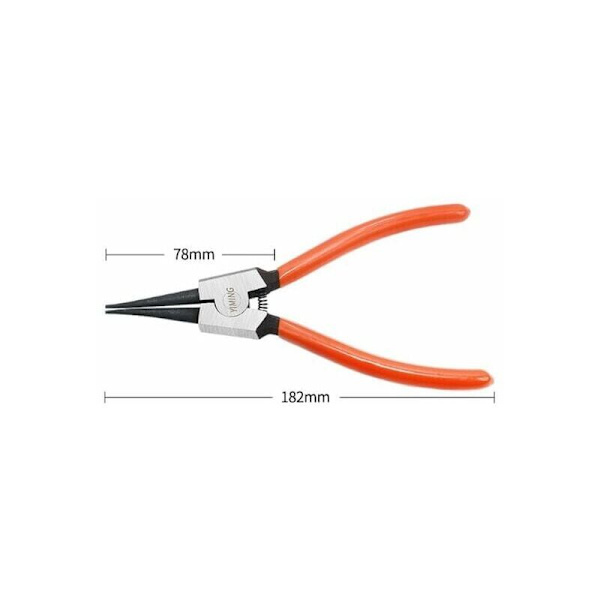 Sats med 4 Cirkelpliers, Inre och Yttre Cirkelpliers med Väska, Längd 180mm, Spetsstorlek 1.6mm-