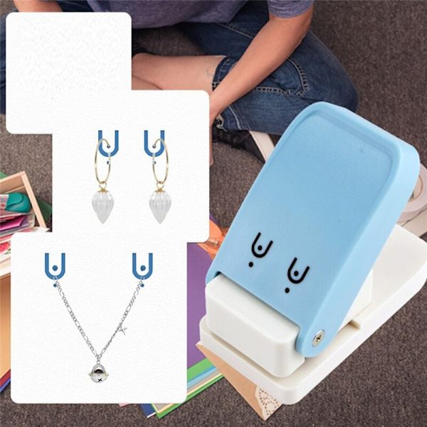 Scrapbooking Punches Øreringe Kort Punch Cutter Craft Calico Tryk DIY Blomst Papir Puncher Puncher Form A