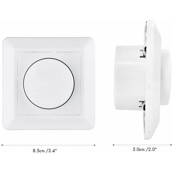 LED-ljusdämpare, 220-240v 5-200w smarta knappomkopplare och dimmeromkopplare