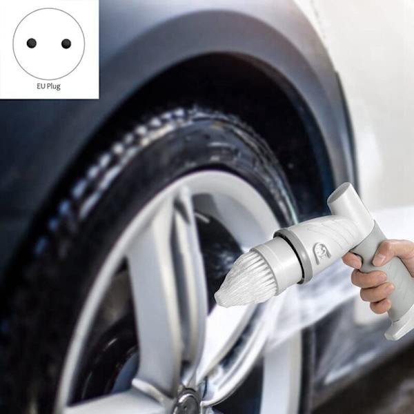 Elektrisk Spin Scrubber, Genopladelig Bruser Scrubber til Badeværelse Scrubber til Rengøring af Badekar Flise Gulv Vask Vindue B EU Stik