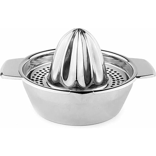 Citruspresser i rustfrit stål, manuel, anti-dryp