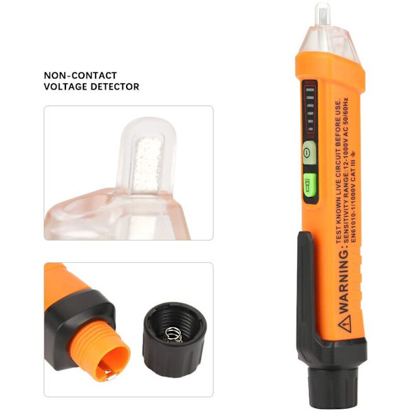 PEAKMETER PM8908C Spänningstestare med LED-indikator AC12-1000V