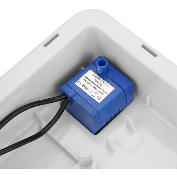 Automatisk Elektrisk Vanddispenser til Hvalpe, Hunde og Katte med LED Natlys