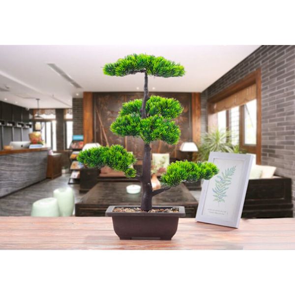 Keinotekoinen Bonsai Mänty Pöytä Simulaatio Ruukkupuutarha Luova Sisustus Bonsai Ruukku 5, AAFGVC