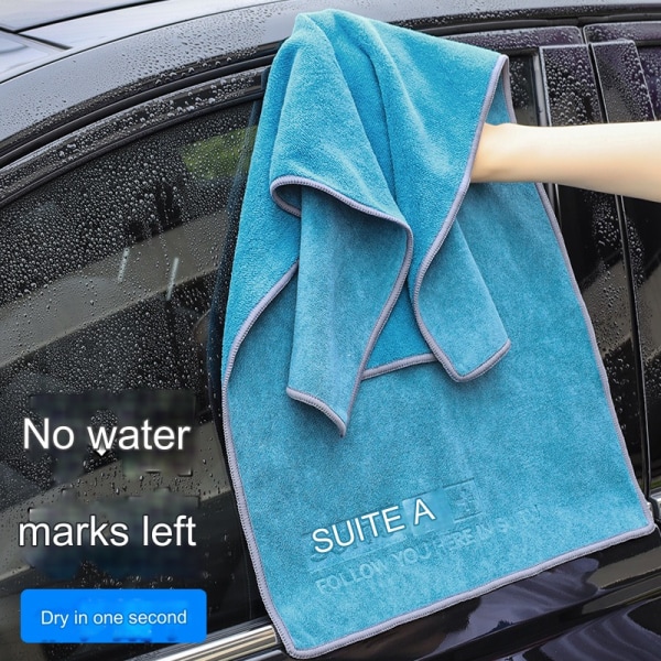 Biltvätthandduk förtjockad vattenabsorberande biltorkduk