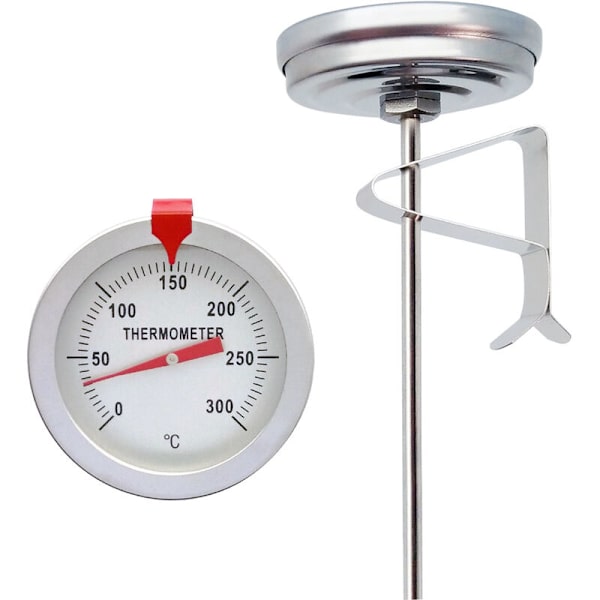 Matlagingstermometer Probe BBQ Termometer Husholdningstermometer Ståltermometer Kjøkkentermometer Rustfritt Termometer for Matlaging Stek M