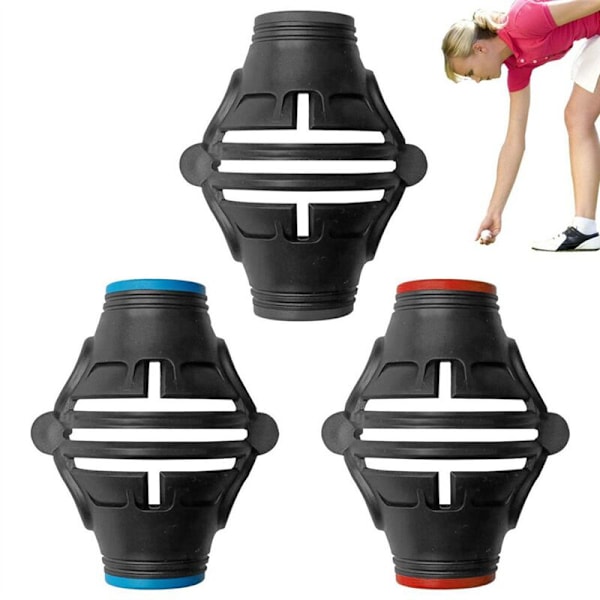 Golfbollmarkör Hög precision Golfbollmarkör 360 Grader Trippel 3 Linjer Golfbollmarkör Golfboll Linjemarkör Verktyg