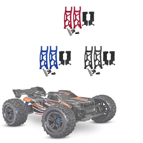 Brasda alumiininen takajousitus kuitukannella 1/8 Sledge 95076-4 RC-auton päivitysosat ja tarvikkeet, 3