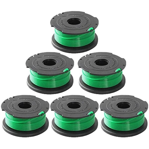 6 stk. Automatisk Spolereplacement til Græstrimmer -080 Passer til GH3000 GH3000R LST540 LST540B -080-