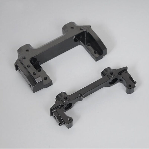 Aluminiumlegering Bakre Stötfångare Fäste med Servo Fästen för 1/10 RC Axial Scx10 Ii 90046 90047