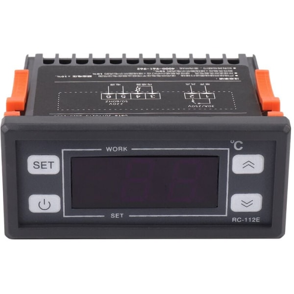 AC 220V 30A Digital Termostat Temperaturregulator Kontroller med NTC Sensor LED-skjerm