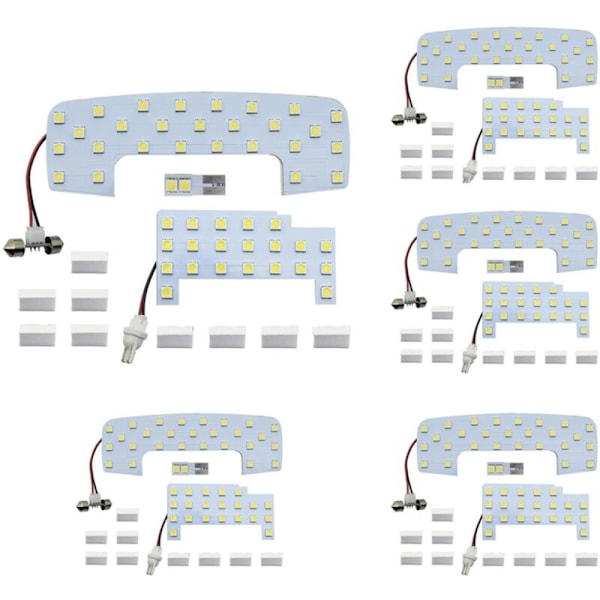 5X LED Car Interior Roof Light Reading Cabin Map Lamp Bulbs Kit for Jimny JB64W JB74W 2019 2020 2021