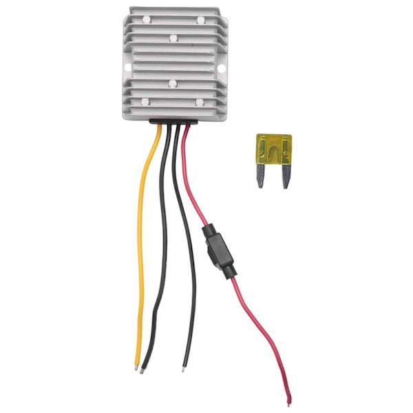 DC 36V/48V till 12V 20A DC Spänningsomvandlare Regulator Sänkning Reducer Strömkonverterare Transformator med Säkring