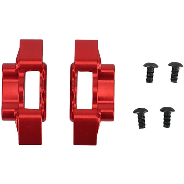 2 stk. Metall Bakre Bremsekaliper for SUPER BAJA 1/6 Desert Truck RC Bil Oppgraderingsdeler, Rød