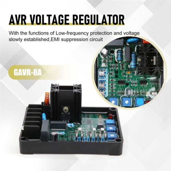 Gavr-8A Universaali AVR-generaattori Automaattinen jännitteen säädinmoduuli AVR-generaattori toimii hyvin