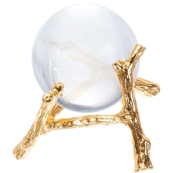Egg Sphere Metall Krystallkule Display Stativ eller Moderne Enkelhet for Dekorasjon