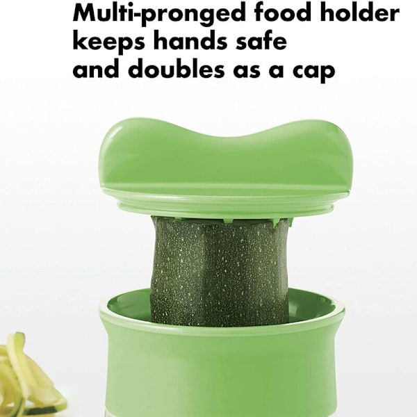 Spiralizer för grönsaker, grönsaksrivare för morötter, gurkor, potatis, pumpor, zucchini, lök