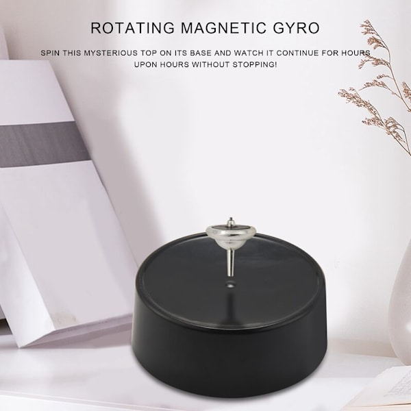 Spinning Motion Elektronisk Evig Top Rotation Magnetisk Gyro Dekoration Gyro Skrivebordsgaver