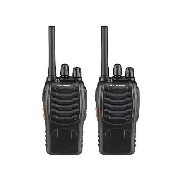BF-88E 1500mAh Ultra-lång standby-walkie-talkie svart