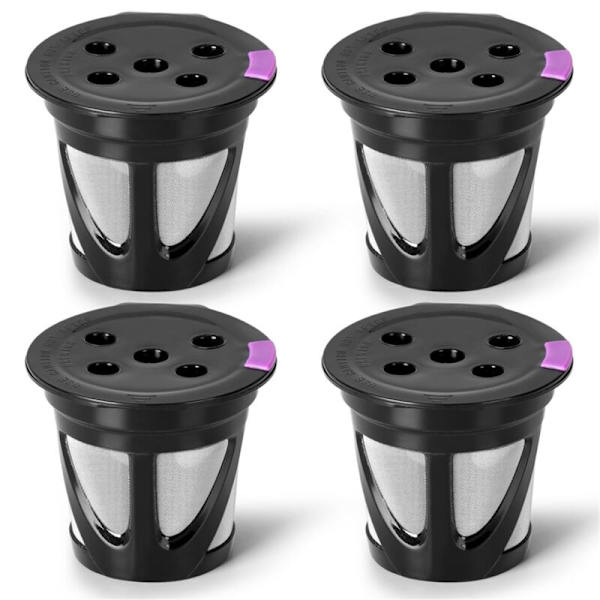 Återanvändbara K-Koppar för , 4-pack Universal Påfyllningsbara K-Kopp Kaffefilter, för Multistream-serien
