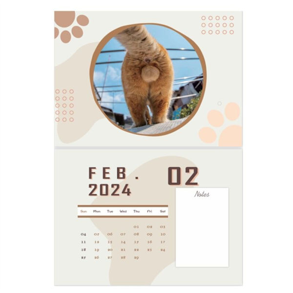 Kattstjärtkalender 2024 Ge personlighet till dina dagar