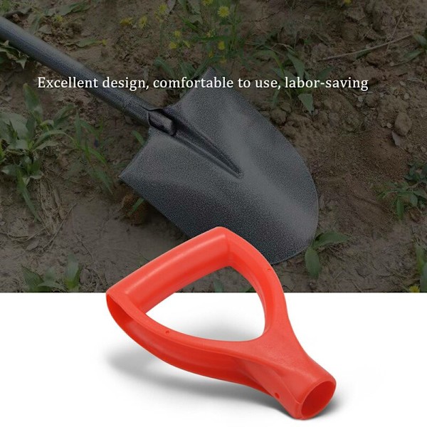 Plastskuffe D-grep Håndtak Gressgård Hage Snøfjerningsspade Gaffelspade