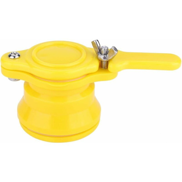 Ventil for honninguttrekker, verktøy for birøkt, honningventilbøtte, kran, verktøy for tapping av honning, nylon + rustfritt stål (diameter: 44 mm)