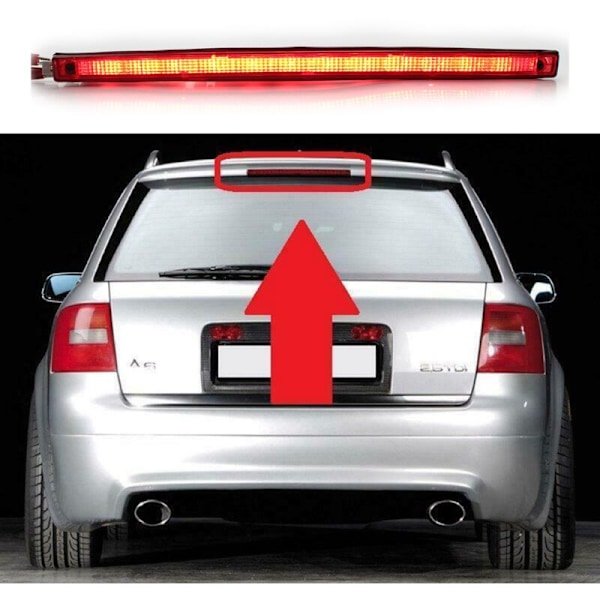 Bil Bak 3:e Tredje LED Bromsljus För- A6 Allroad N 1998-2005 4B9945097A